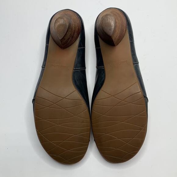Josef Seibel Navy Blue Leather Mary Jane Retro Inspired Pumps S-192 Sz 10 - Picture 11 of 12